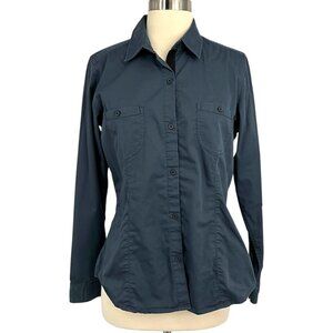 Alchemy Equipment Casual Button Down Shirt Navy Blue Outdoor Size Medium M